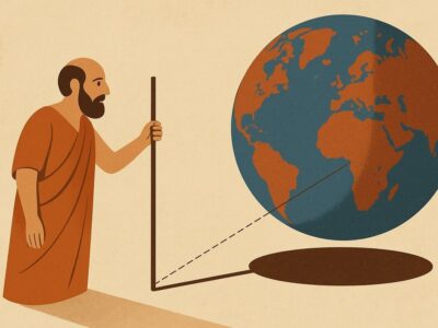 محاسبه دقیق محیط زمین با یک تکه چوب در ۲۴۰۰ سال پیش