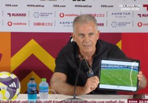 ببینید | جنجال کیروش بعد از باخت به عربستان