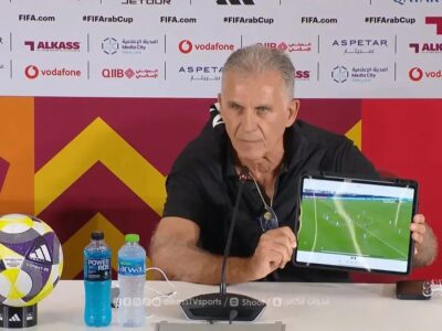 کی‌روش به سیم آخر زد/ مرد پرتغالی با تبلت به کنفرانس خبری رفت! +عکس