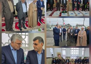 حضور فرماندار صومعهسرا در مشهد میرزا به مناسبت سالروز شهادت میرزا کوچک جنگلی