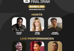 از بوچلی تا رابی ویلیامز؛ مراسم قرعهکشی جام جهانی ۲۰۲۶ با حضور ستارهها