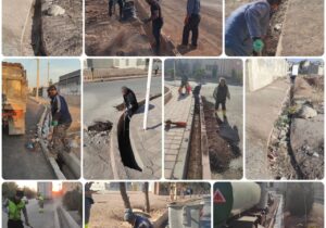 شهرداری پرند ماهانه چهار کیلومتر کانال آب را پاکسازی می کند