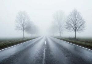 مه غلیظ در محورهای چهارمحال و بختیاری