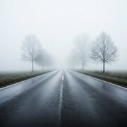 مه غلیظ در محورهای چهارمحال و بختیاری