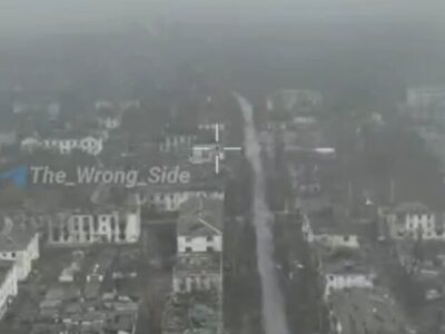 ببینید | لحظه اصابت بمب ارتش روسیه به ساختمان پدافندی اوکراین