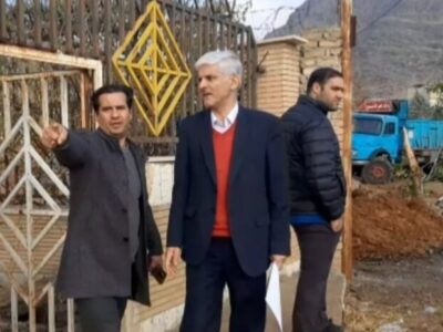 بازدید معاون عمرانی استانداری لرستان از پروژه کمربندی شرقی خرم‌آباد