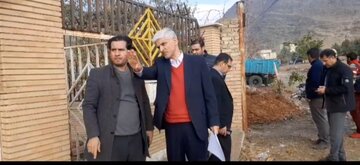 بازدید معاون عمرانی استانداری لرستان از پروژه کمربندی شرقی خرم‌آباد