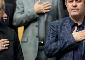 ببینید | شوخی پزشکیان با روشن و خاموش شدن میکروفون تاجگردون