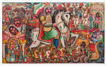 از فرنگ‌برگشته‌ای که نقاشی قهوه‌خانه‌ای را نجات داد!