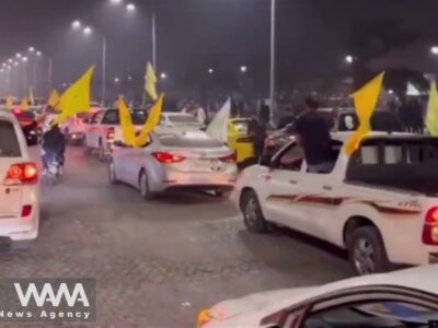 ببینید | راهپیمایی خودرویی مردم معترض در بغداد و بصره