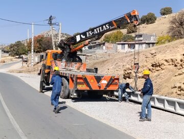 بهینه‌سازی شبکه برق ۸ روستای شهرستان  فلارد
