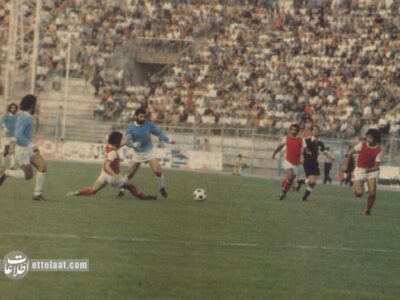 هواداران پرسپولیس با تابلوی عدد ۶ سکوهای ورزشگاه را پر کردند! + عکس