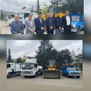 رونمایی از ماشین‌ آلات و تجهیزات تخصصی جدید شهرداری شاندرمن