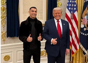 عکس | تماس فوری رونالدو با ترامپ