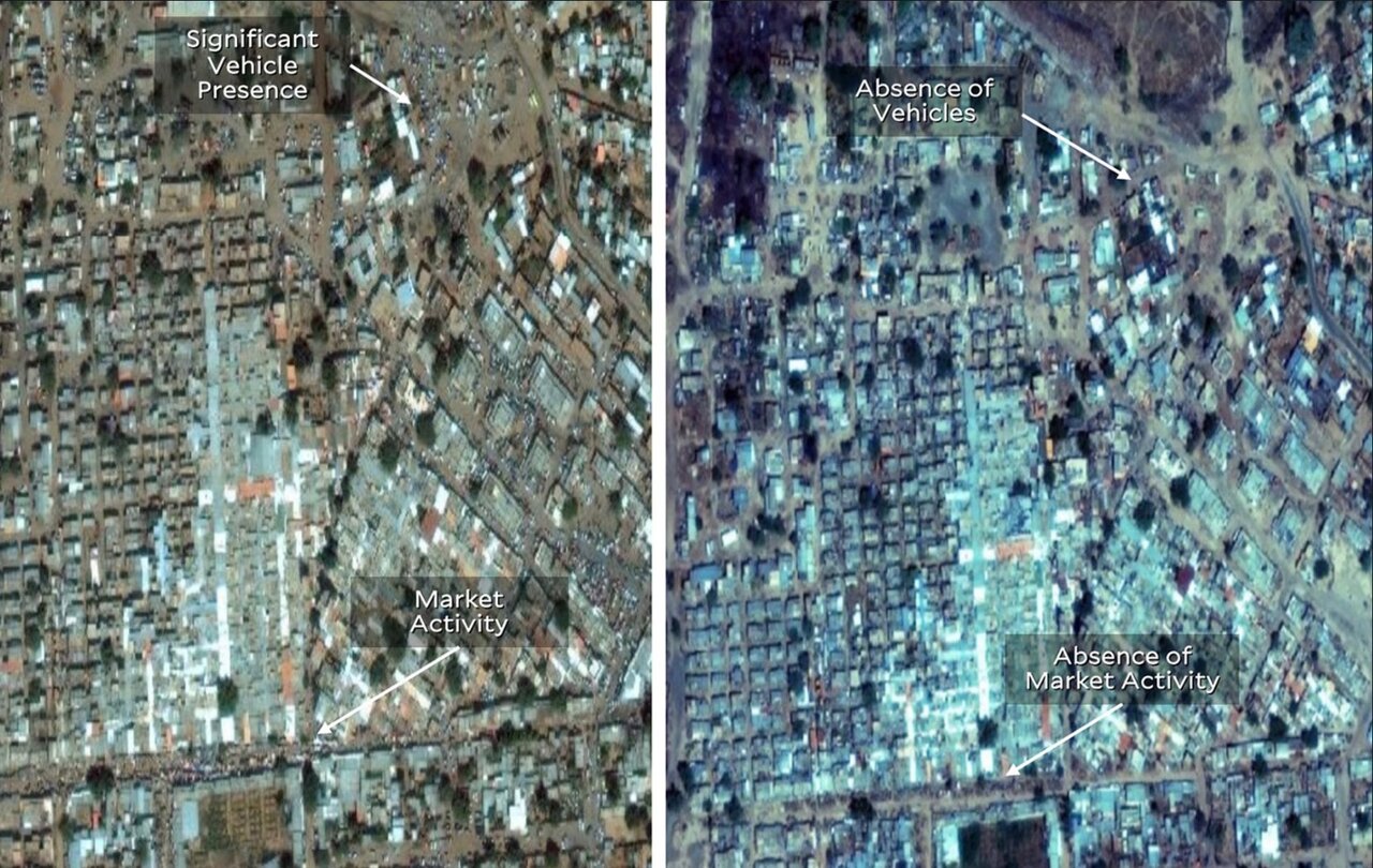 گاردین: این شهر شبیه یک مسلخ بزرگ شده است؛ کپههای اجساد در انتظار گور جمعی/ عکس