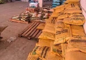 کشف ۵۷تن کود شیمیایی فاقد مجوز در قزوین