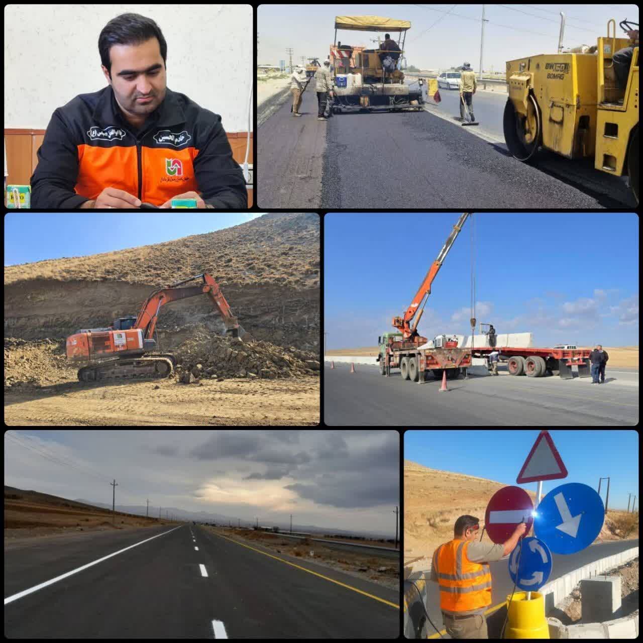 بهسازی و آسفالت  ۱۱۴ کیلومتر از راههای شهرستان بروجرد