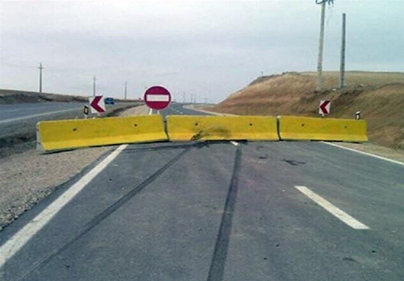 این جاده از امروز تا چهارشنبه بسته شد این جاده از امروز تا چهارشنبه بسته شد