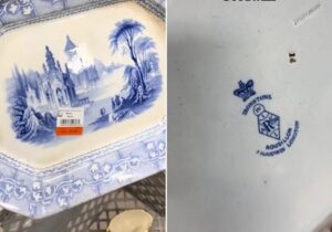 بشقاب ارزان، عتیقه گرانقیمت از آب درآمد / راز نوشتههای پشت بشقاب چه بود؟