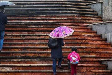 تشدید بارش در ۲۴ استان/ افزایش ارتفاع موج در خلیج فارس و خزر