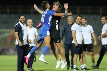 عکس | آشتی‌کنان رضاییان و ساپینتو در تمرین استقلال