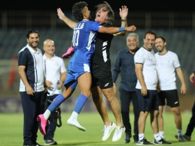 عکس | آشتی‌کنان رضاییان و ساپینتو در تمرین استقلال