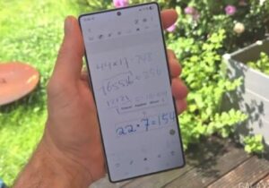 حل مسائل ریاضی با هوش مصنوعی / قابلیت جدید به گوشیهای سامسونگ آمد