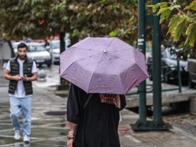 ببینید | باران آمد و آسمان پایتخت پیدا شد