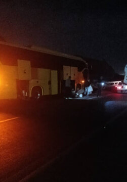 سه کشته در برخورد اتوبوس با خودروی سواری در محور بندرخمیر ـ کهورستان