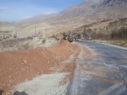 ایمن‌سازی محور اردل – بهشت‌آباد با ایجاد ۸۰۰ متر گارد خاکی در نقاط پرتگاه