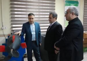 حضور فرماندار بندرانزلی در دانشگاه ملی مهارت به مناسبت روز دانشجو