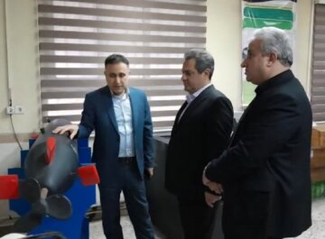 حضور فرماندار بندرانزلی در دانشگاه ملی مهارت به مناسبت روز دانشجو