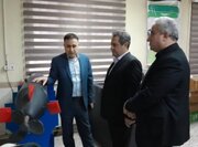 حضور فرماندار بندرانزلی در دانشگاه ملی مهارت به مناسبت روز دانشجو