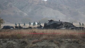 سقوط یک هواپیما نظامی در روسیه / تمام سرنشینان جان باختند