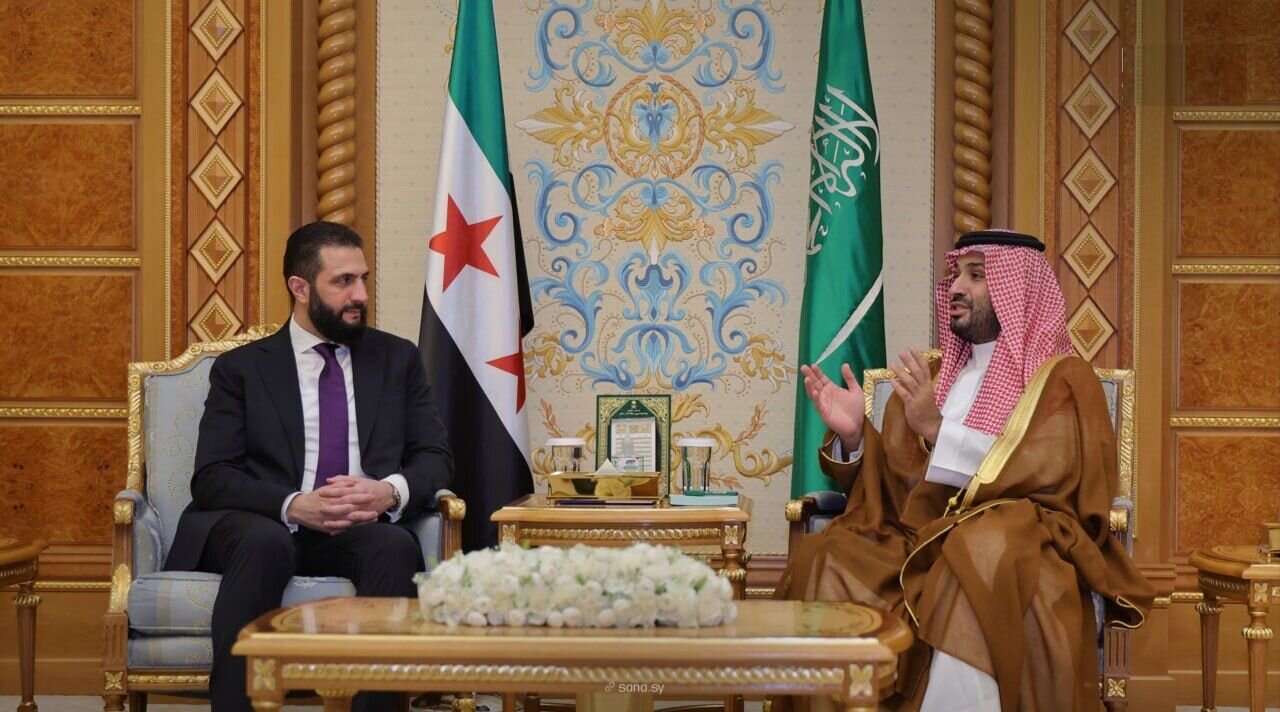 بن سلمان به الشرع تبریک گفت بن سلمان به الشرع تبریک گفت