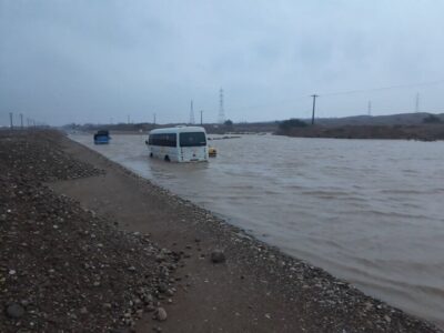 ببینید | سیل در جاده دهلران – اندیمشک