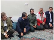 دیدار فرماندار شهرستان رودبار با مادر شهید والامقام زمان حسنی به مناسبت گرامیداشت مقام زن و مادر