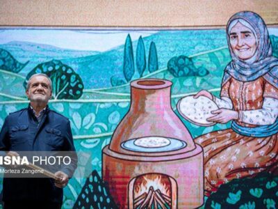 تصاویر خاص از حضور پزشکیان در آیین گرامیداشت «روز زن و مقام مادر»