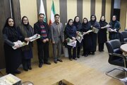 تجلیل از بانوان سازمان فضای سبز شهرداری خرم‌آباد بمناسبت روز زن