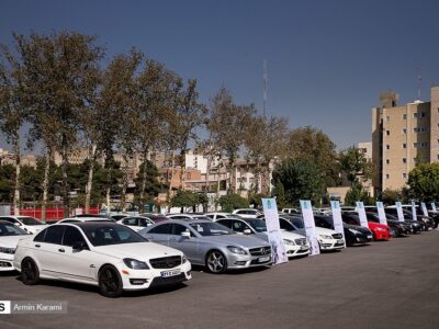 ببینید | ژه خودروهای لوکس در شمال تهران و اخلال در ترافیک معابر