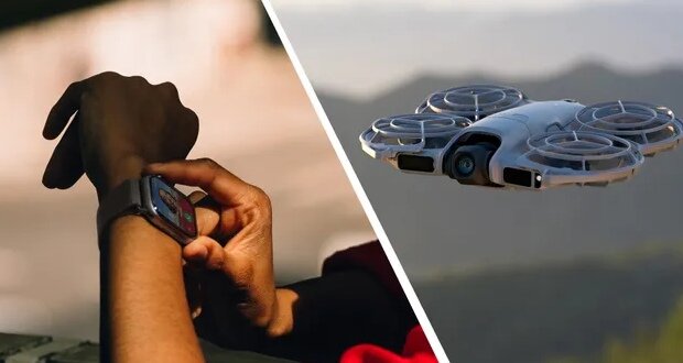 کنترل پهپاد با ساعت/ پرواز هوشمند بدون دخالت دست کنترل پهپاد با ساعت/ پرواز هوشمند بدون دخالت دست