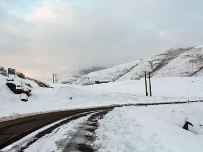 ببینید | برف سنگین شب گذشته در شمشک