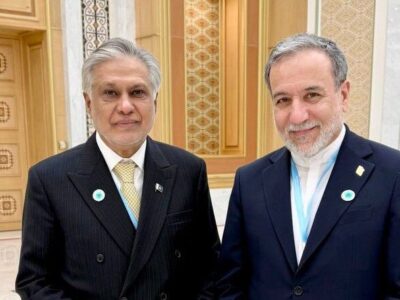 پیام اسحاقدار درباره دیدار با عراقچی/ عکس