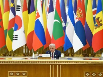 رئیس جمهور عراق: بغداد پس از سال‌ها انزوا، بازگشته‌است / حق زندگی شرافتمندانه مردم ایران به رسمیت شناخته شود