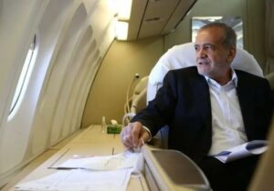 تصاویری از دختر و داماد پزشکیان در یک فروشگاه قزاق