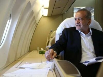 تصاویری از دختر و داماد پزشکیان در یک فروشگاه قزاق