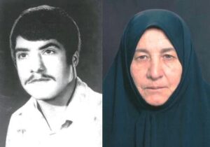 مادر شهید محمد قائدامینی هارونی پس از سالها صبر به فرزند شهیدش پیوست