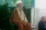 ببینید | لحظه سکته قلبی امام جماعت نصرآباد تفت بر بالای منبر