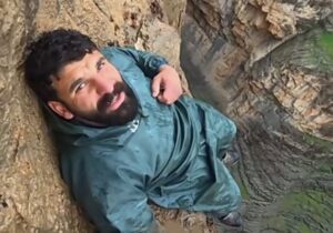 ببینید | سقوط میلاد کرمی بلاگر معروف اینستاگرامی در کوهستان