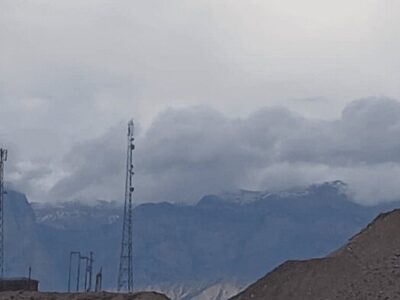 برف، ارتفاعات هرمزگان را سفید پوش کرد